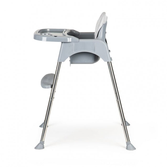 Scaun de masa 2 in 1 cu tapiterie Ecotoys HC-135C - Gri