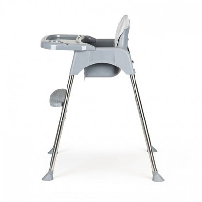Scaun de masa 2 in 1 cu tapiterie Ecotoys HC-135C - Gri
