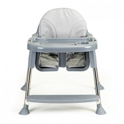 Scaun de masa 2 in 1 cu tapiterie Ecotoys HC-135C - Gri