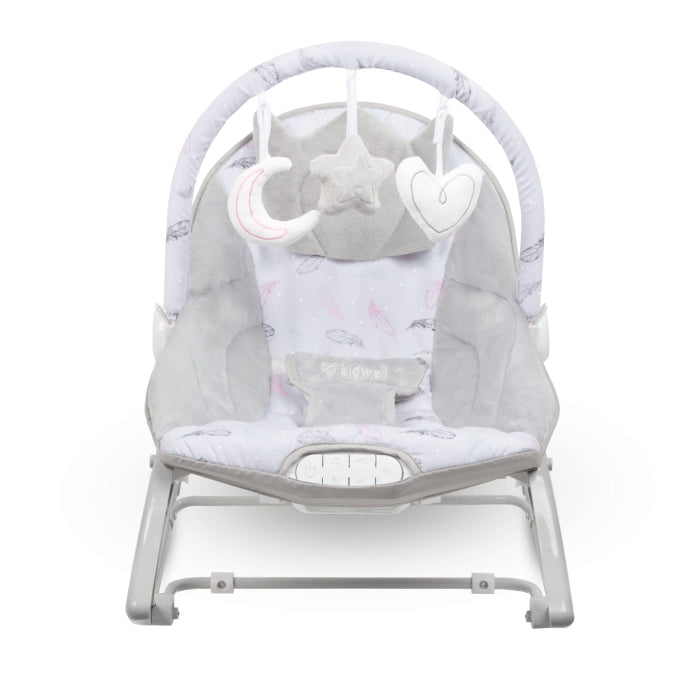 Balansoar multifunctional cu sunete si jucarii Kidwell Pino - Feathers