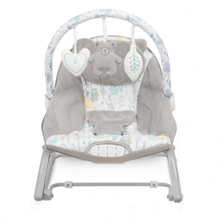 Balansoar multifunctional cu sunete si jucarii Kidwell Pino - Forest