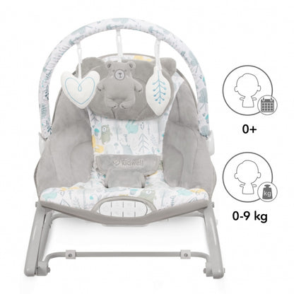 Balansoar multifunctional cu sunete si jucarii Kidwell Pino - Forest