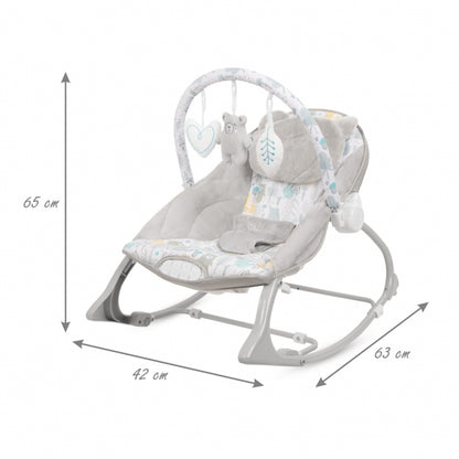 Balansoar multifunctional cu sunete si jucarii Kidwell Pino - Forest