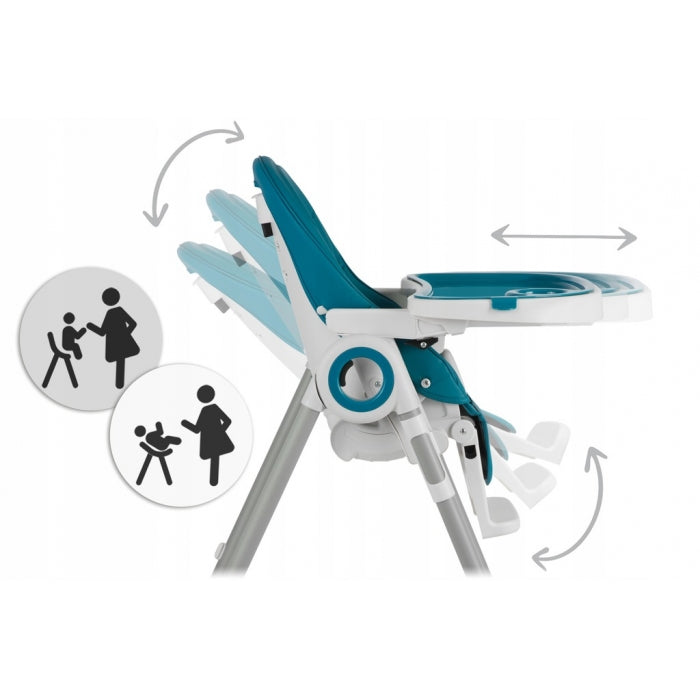 Scaun de masa multifunctional Nukido Belo 700505 - Albastru inchis