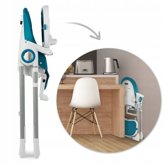 Scaun de masa multifunctional Nukido Belo 700505 - Albastru inchis