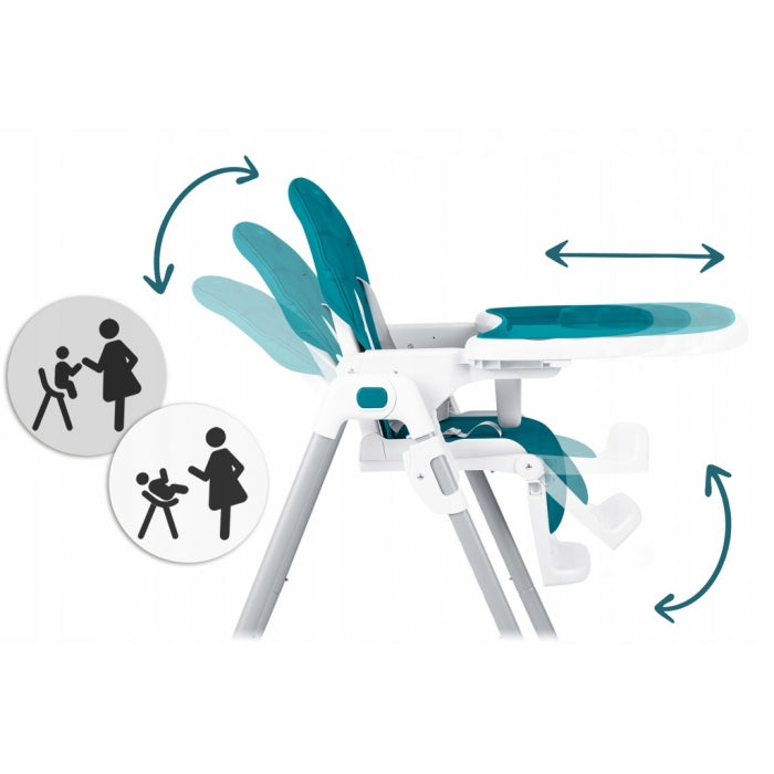 Scaun de masa pentru copii Ricokids Tulo 700601 - Albastru