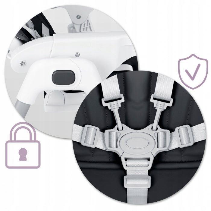 Scaun de masa pentru copii Ricokids Tulo 700603 - Negru