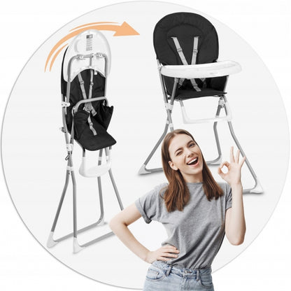 Scaun de masa Ricokids Fando - Negru