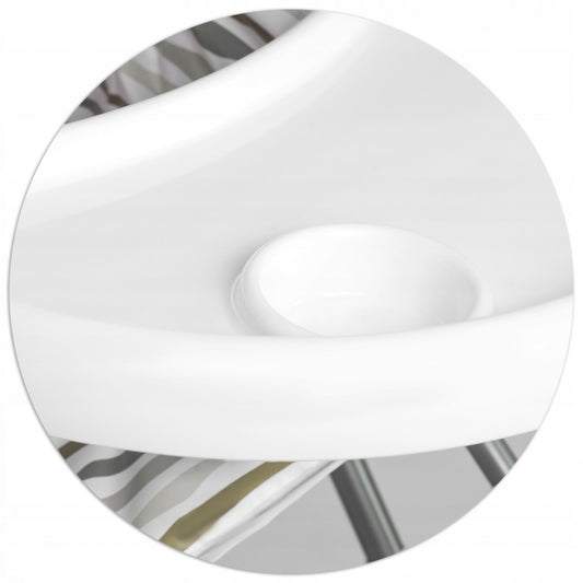 Scaun de masa Ricokids Fando - Gri cu dungi