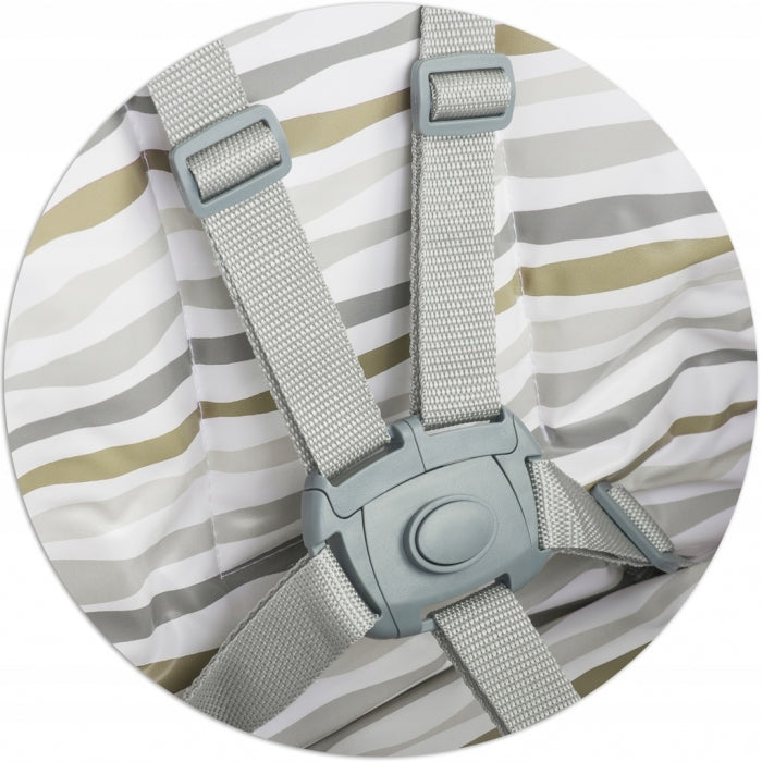 Scaun de masa Ricokids Fando - Gri cu dungi