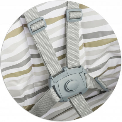 Scaun de masa Ricokids Fando - Gri cu dungi