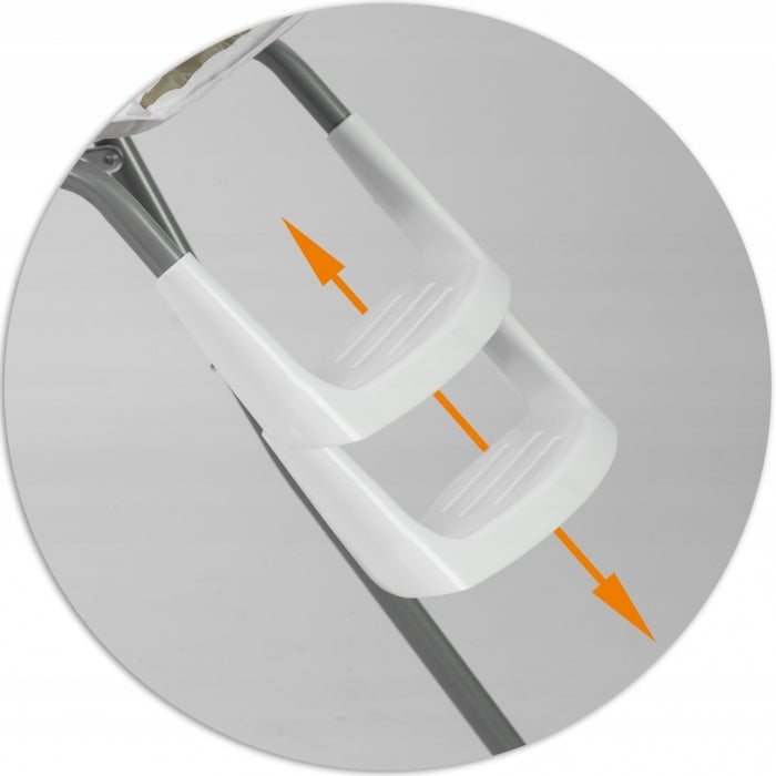 Scaun de masa Ricokids Fando - Gri cu dungi