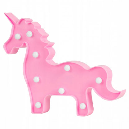 Lampa de veghe in forma de unicorn Nukido 740922 - Roz