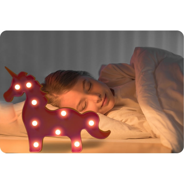 Lampa de veghe in forma de unicorn Nukido 740922 - Roz