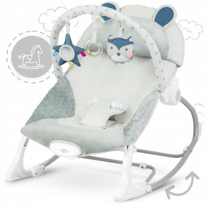 Balansoar cu vibratii Ricokids 7308 - Gri