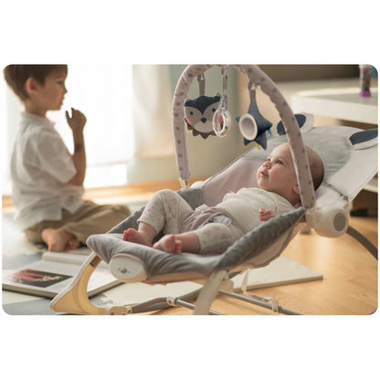 Balansoar cu vibratii Ricokids 7308 - Gri