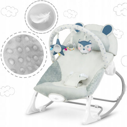 Balansoar cu vibratii Ricokids 7308 - Gri