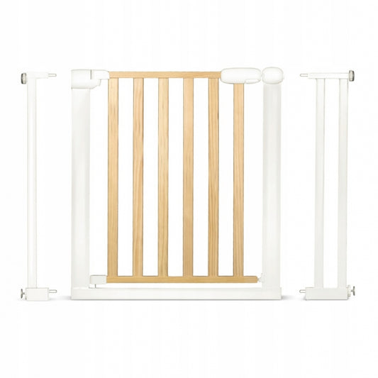 Poarta siguranta 74 - 105 cm Nukido 718500 - Metal + Lemn