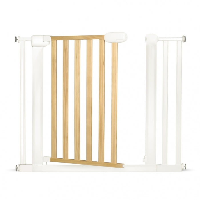 Poarta siguranta 74 - 105 cm Nukido 718500 - Metal + Lemn