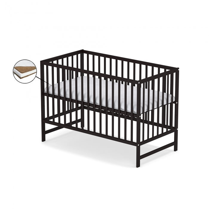 Patut fara sertar VESSANTI CLASICO - Wenge + Saltea Cocos 12 cm