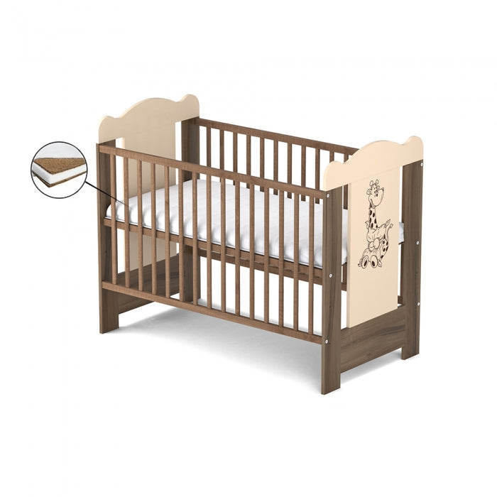 Patut fara sertar VESSANTI ELLA - Maro - Saltea Cocos 12 cm