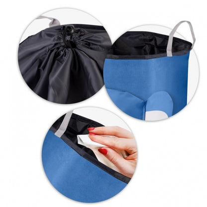 Cos mare pentru depozitarea jucariilor Nukido - Elefant albastru