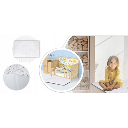 Cort de joaca pentru copii cu salteluta si 3 pernite Nukido 116 x 116 x 165 cm - Gri