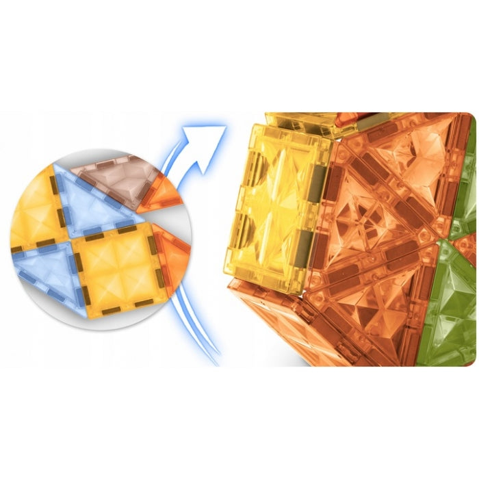 Blocuri magnetice, 78 elemente, Ricokids RK-766