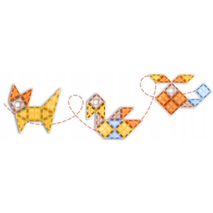 Blocuri magnetice, 78 elemente, Ricokids RK-766