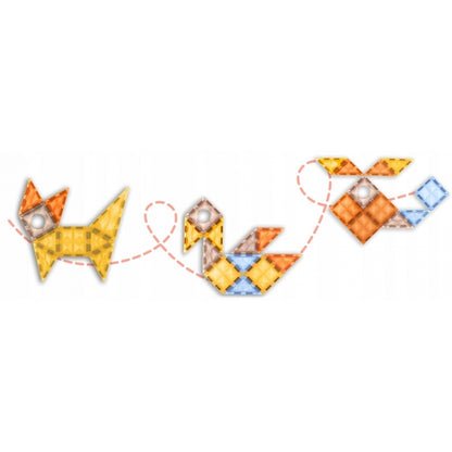 Blocuri magnetice, 78 elemente, Ricokids RK-766