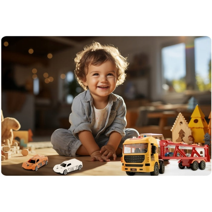 Camion de remorcare cu 5 masinute Ricokids RK-760