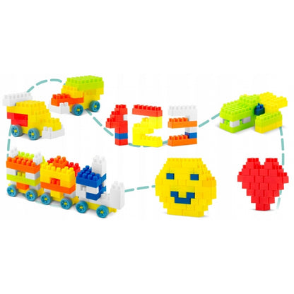 Blocuri mari tip lego, 300 bucati, Ricokids RK-761 - Multicolore