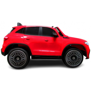 Masinuta electrica cu telecomanda, roti din spuma EVA, scaun din piele ecologica, varsta 1-5 ani, MERCEDES EQA250 - Rosu