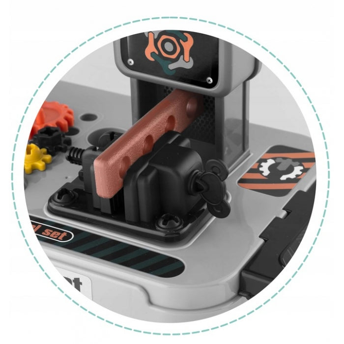 Atelier de lucru 3 in 1 cu unelte pentru copii Ricokids 772300 - Verde