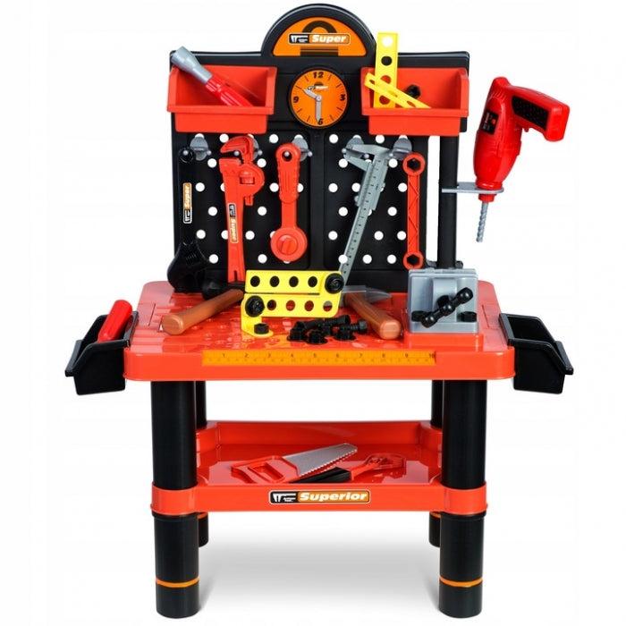 Atelier de lucru cu unelte pentru copii Ricokids 772500 - Rosu