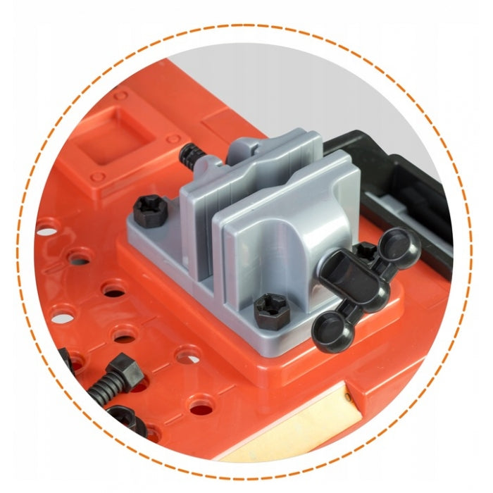 Atelier de lucru cu unelte pentru copii Ricokids 772500 - Rosu