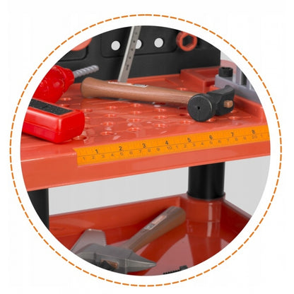 Atelier de lucru cu unelte pentru copii Ricokids 772500 - Rosu