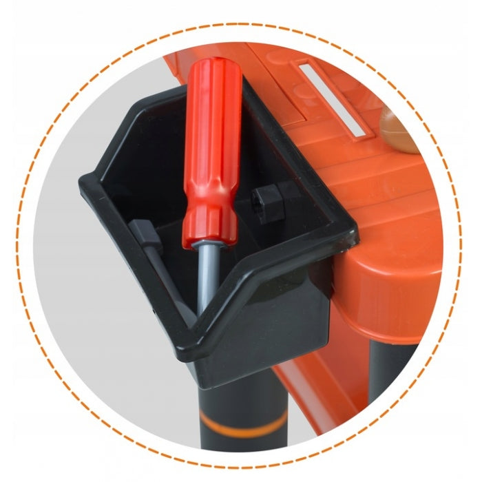 Atelier de lucru cu unelte pentru copii Ricokids 772500 - Rosu