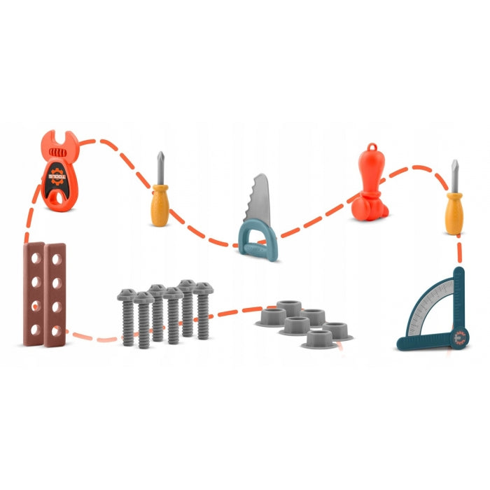 Mini atelier de lucru 3 in 1 cu unelte pentru copii Ricokids 772600