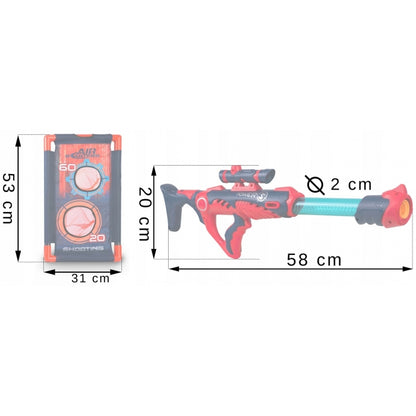 Pistol cu bile si tinta inclusa Ricokids 772700
