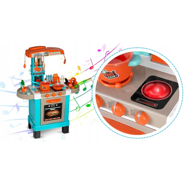 Bucatarie interctiva cu accesorii incluse Ricokids 773100 - Turcoaz