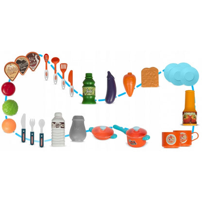 Bucatarie interctiva cu accesorii incluse Ricokids 773100 - Turcoaz