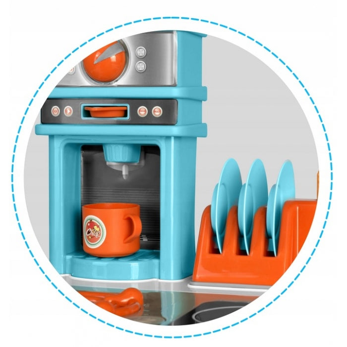 Bucatarie interctiva cu accesorii incluse Ricokids 773100 - Turcoaz