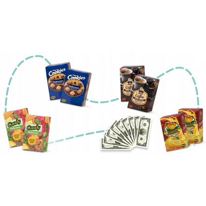 Cos de cumparaturi cu accesorii incluse Ricokids 773400 - Albastru