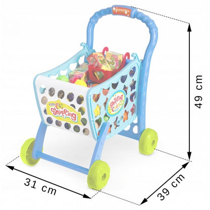 Cos de cumparaturi cu accesorii incluse Ricokids 773400 - Albastru