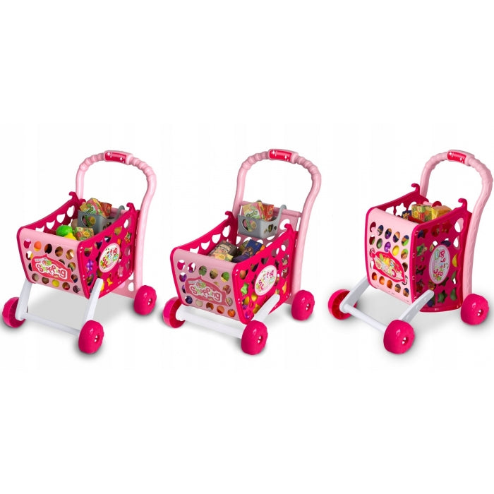 Cos de cumparaturi cu accesorii incluse Ricokids 773401 - Roz