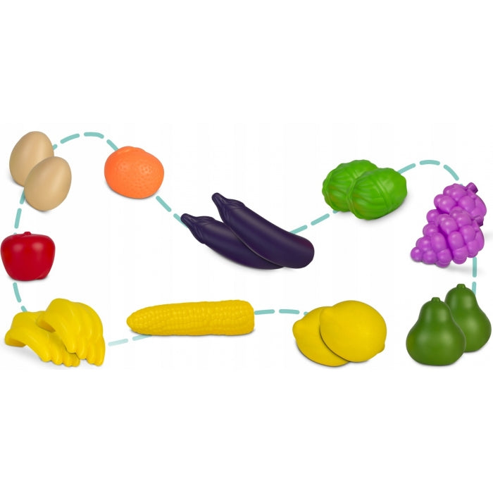 Cos de cumparaturi cu accesorii incluse Ricokids 773401 - Roz