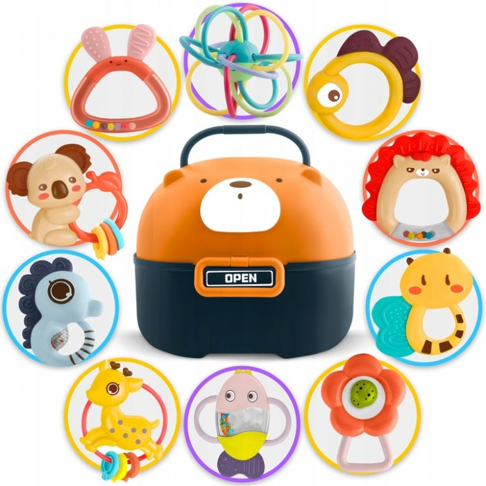 Cutie cu 10 jucarii pentru copii Ricokids 773800