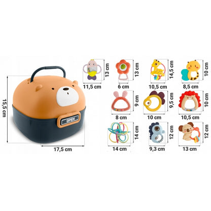 Cutie cu 10 jucarii pentru copii Ricokids 773800