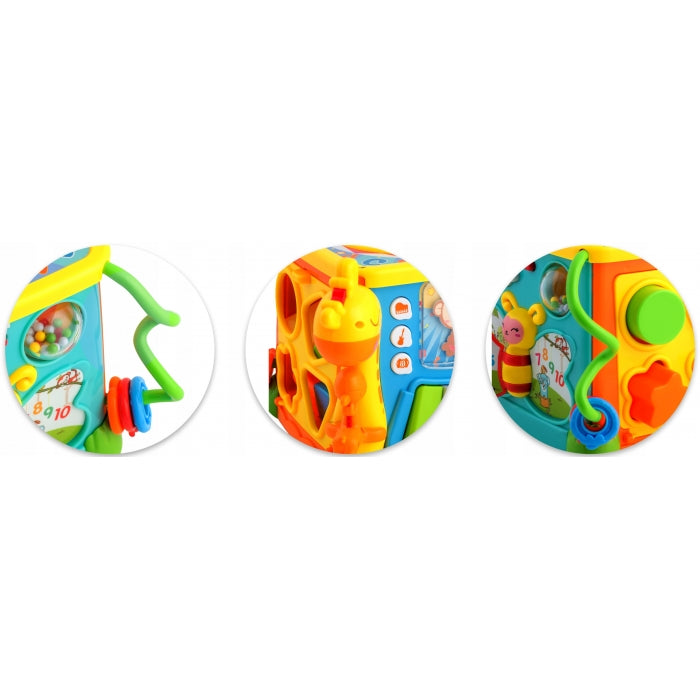 Cub educational cu blocuri, sunete si diverse activitati Ricokids RK-748